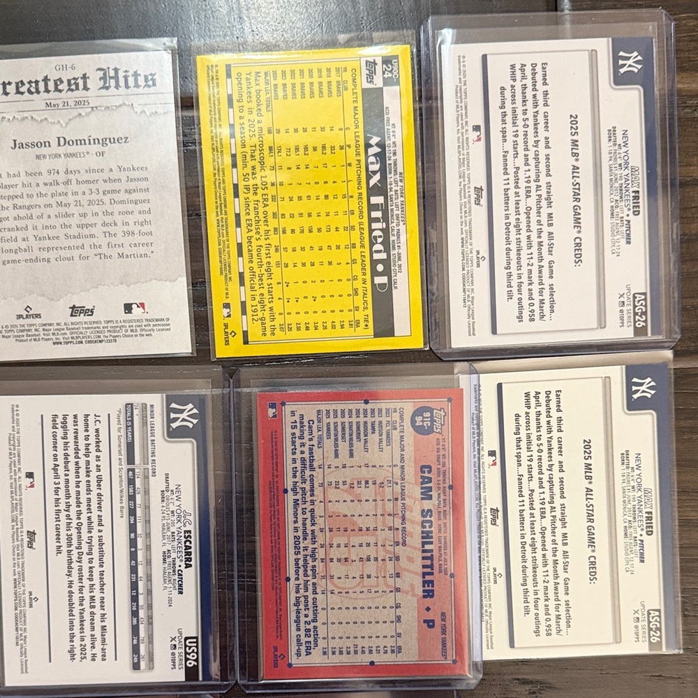 Don Mattingly Auto to 32 w Yankee Lot Baseball Sportscards Trading Panini 
Topps - Picture 5 of 15
